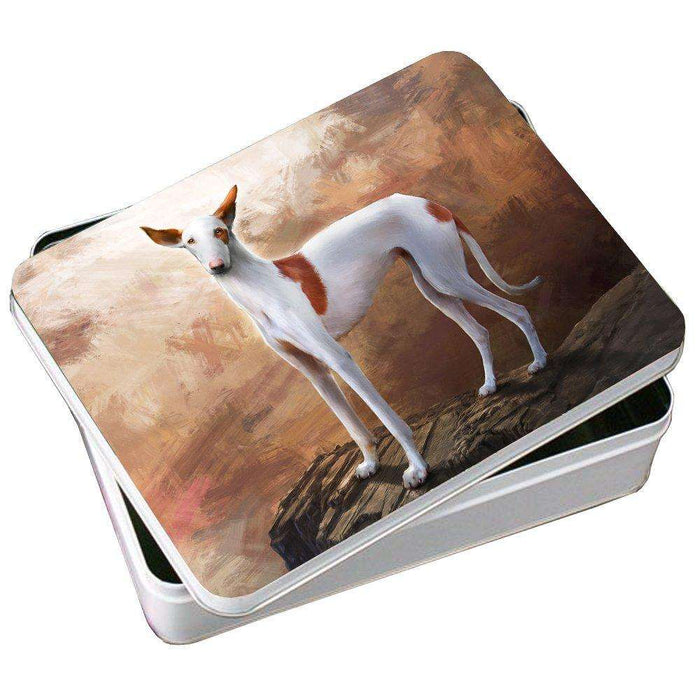 Ibizan Dog Photo Storage Tin