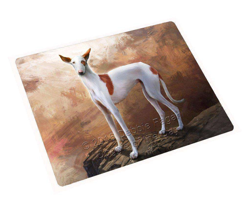 Ibizan Dog Tempered Cutting Board