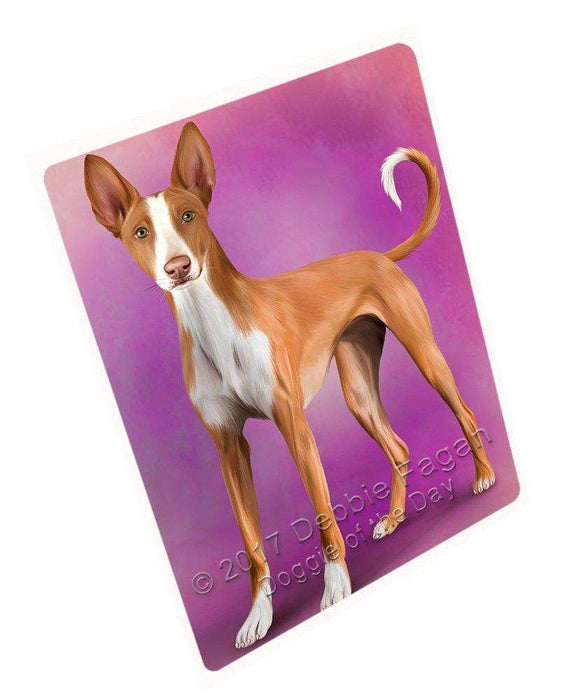 Ibizan Hound Dog Tempered Cutting Board C49347