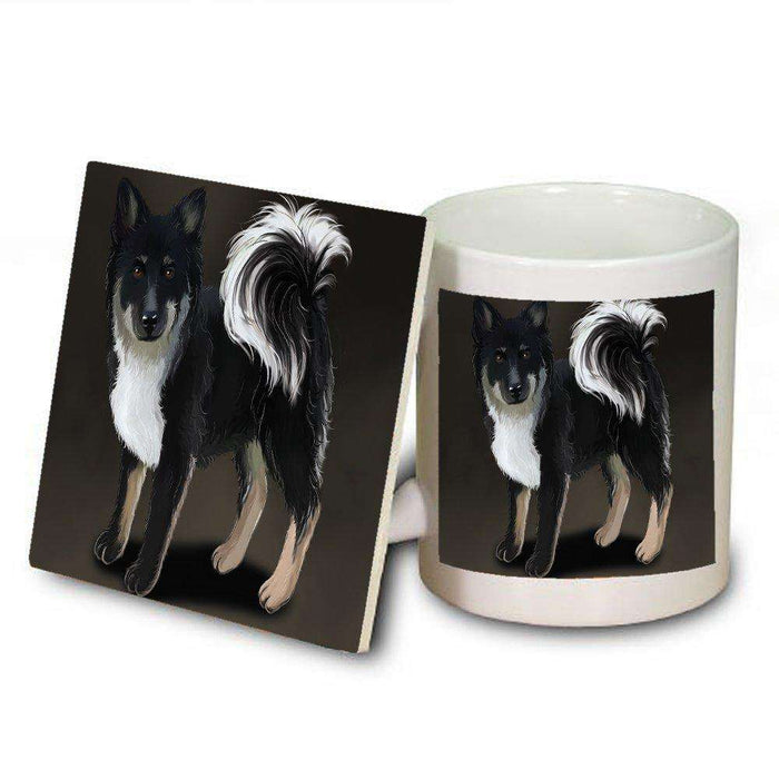 Icelandic Sheepdog Dog Mug and Coaster Set