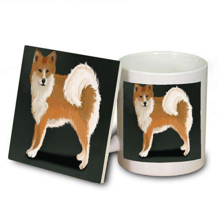 Icelandic Sheepdog Dog Mug and Coaster Set