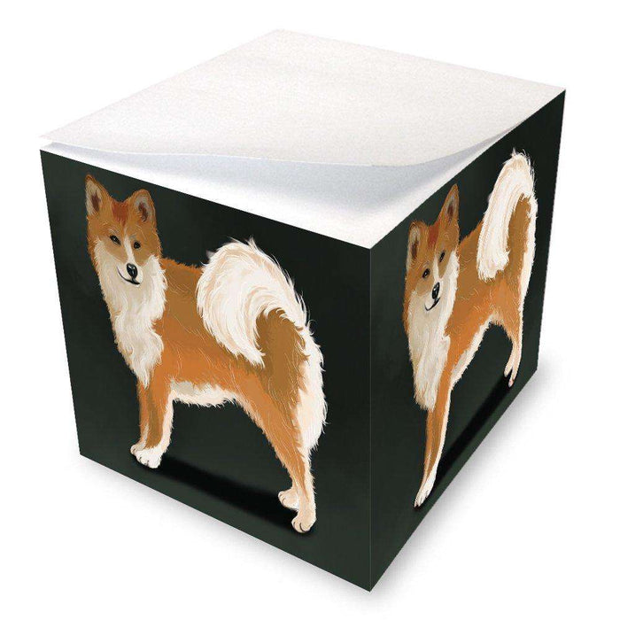 Icelandic Sheepdog Dog Note Cube