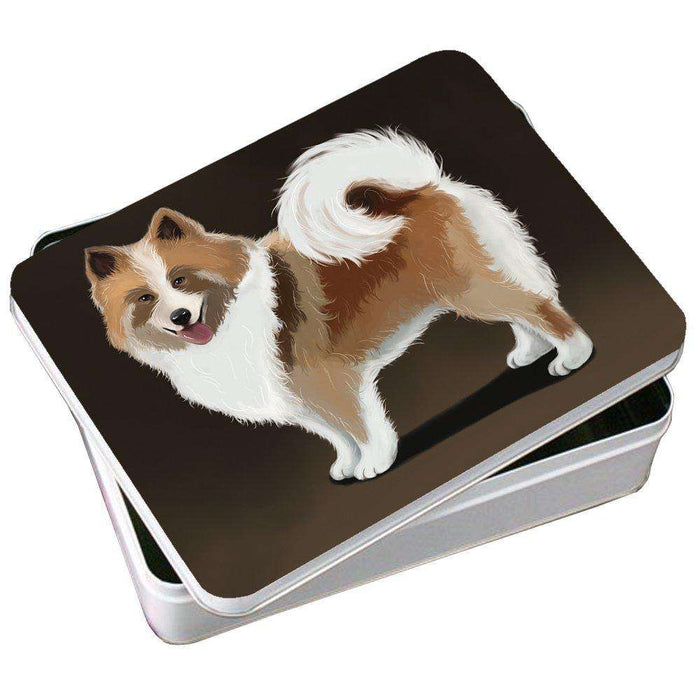 Icelandic Sheepdog Dog Photo Storage Tin