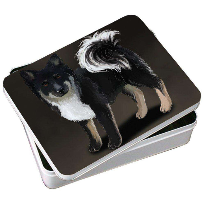 Icelandic Sheepdog Dog Photo Storage Tin