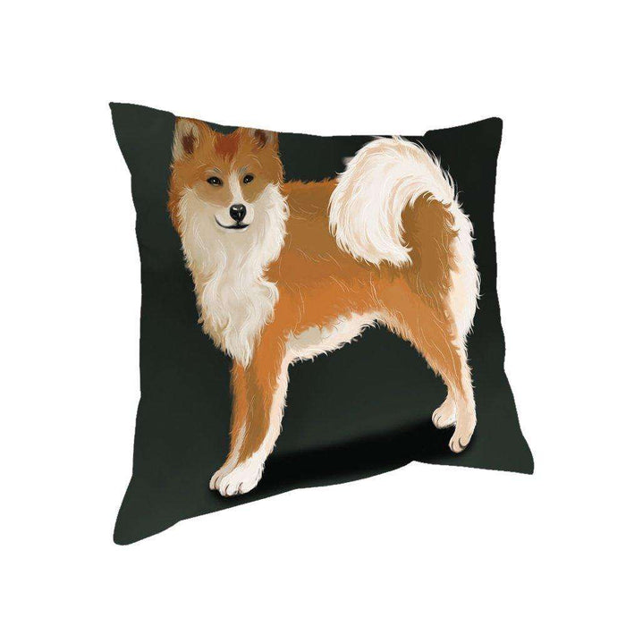 Icelandic Sheepdog Dog Throw Pillow