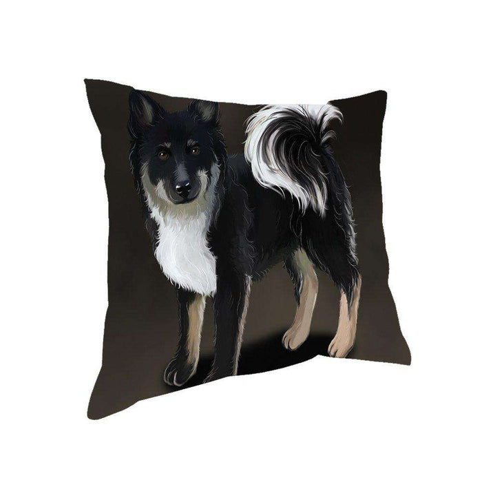 Icelandic Sheepdog Dog Throw Pillow