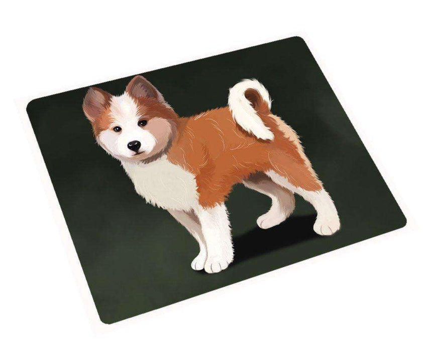 Icelandic Sheepdog Puppy Dog Tempered Cutting Board