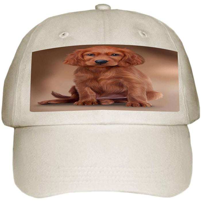 Irish Setter Dog Ball Hat Cap HAT61953