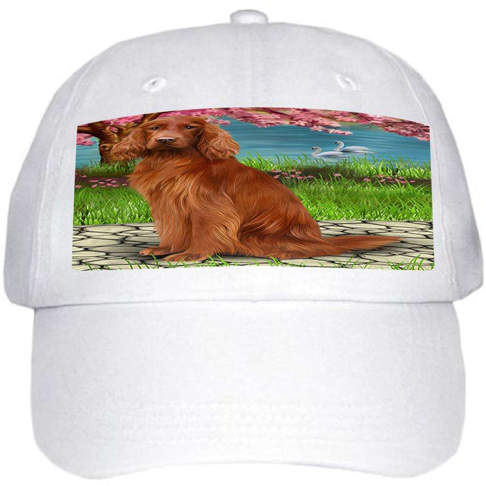 Irish Setter Dog Ball Hat Cap HAT61986