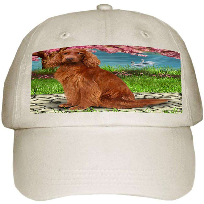 Irish Setter Dog Ball Hat Cap HAT61986