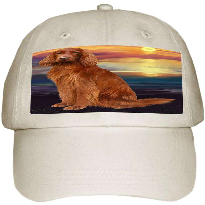 Irish Setter Dog Ball Hat Cap HAT62079