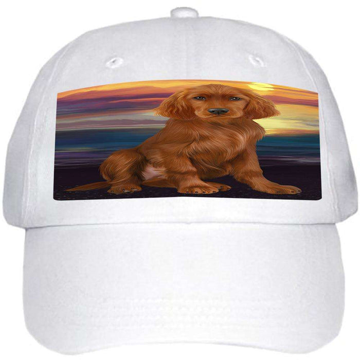 Irish Setter Dog Ball Hat Cap HAT62082