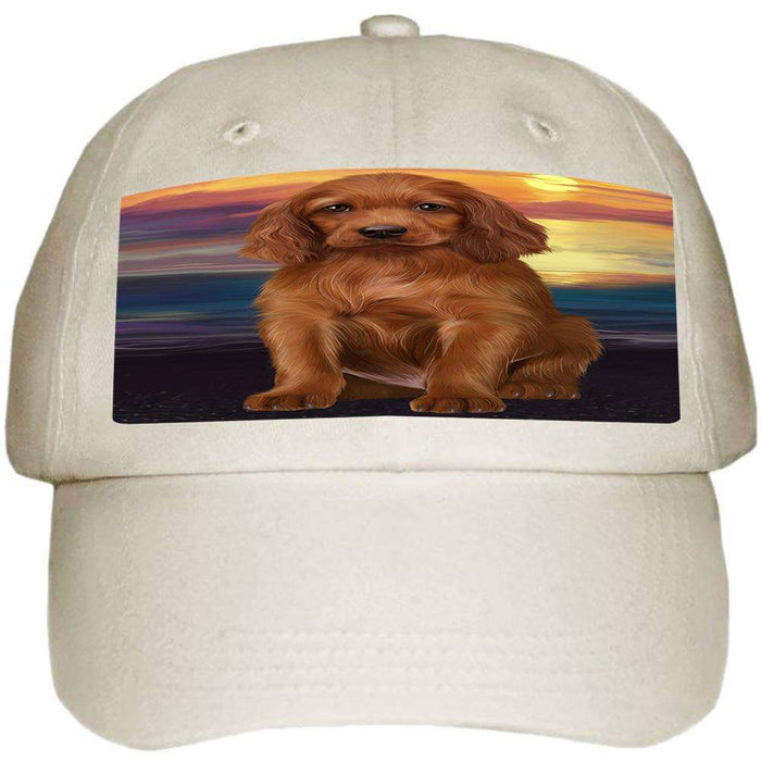 Irish Setter Dog Ball Hat Cap HAT62085