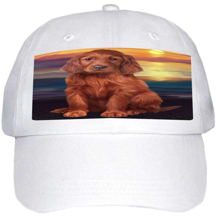 Irish Setter Dog Ball Hat Cap HAT62088