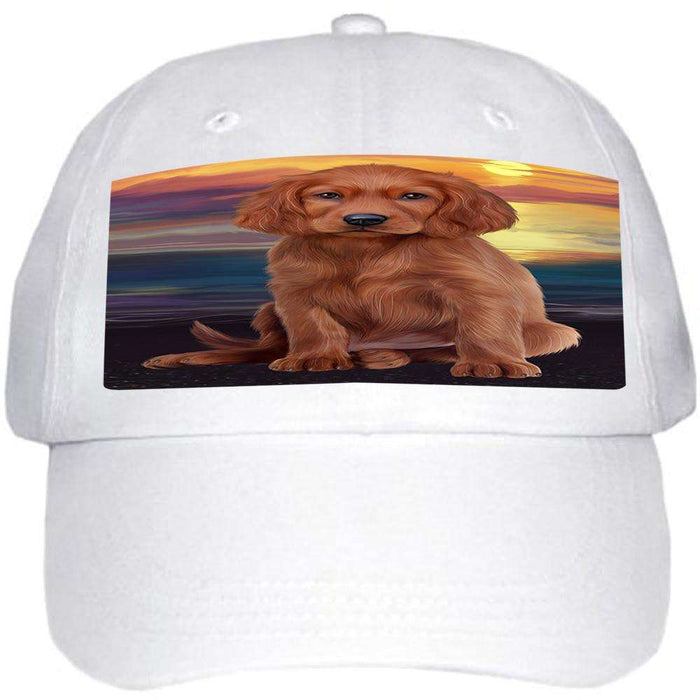 Irish Setter Dog Ball Hat Cap HAT62091