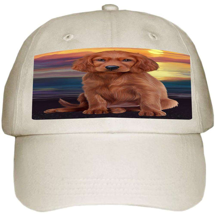 Irish Setter Dog Ball Hat Cap HAT62091