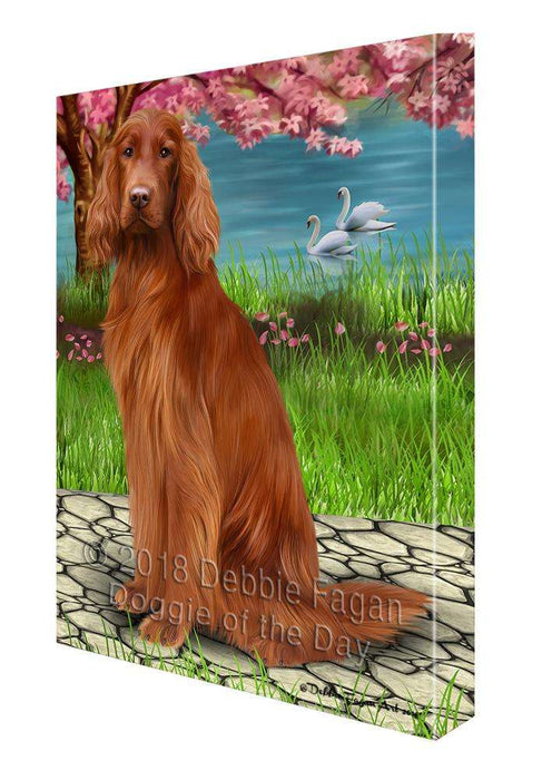 Irish Setter Dog Canvas Print Wall Art Décor CVS92609