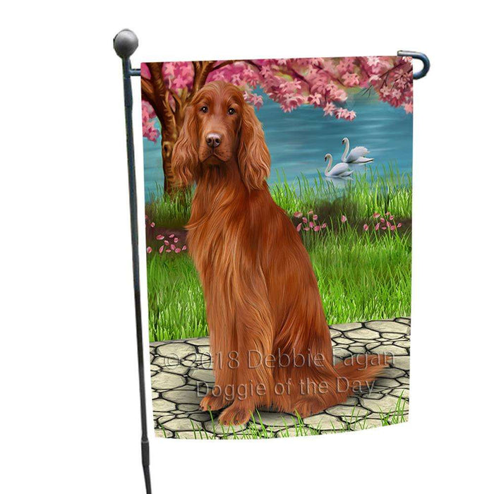 Irish Setter Dog Garden Flag GFLG52813