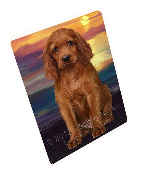 Irish Setter Dog Large Refrigerator / Dishwasher Magnet RMAG77592