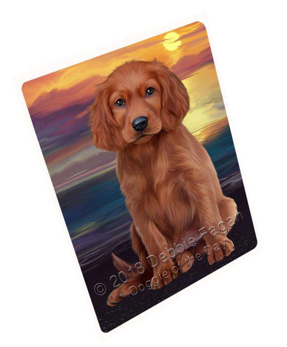 Irish Setter Dog Large Refrigerator / Dishwasher Magnet RMAG77604