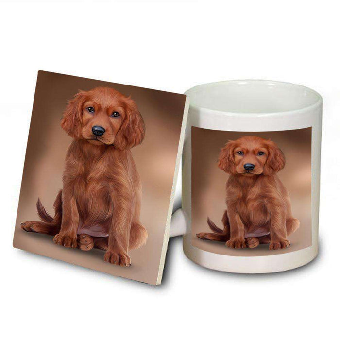 Irish Setter Dog Mug and Coaster Set MUC52732