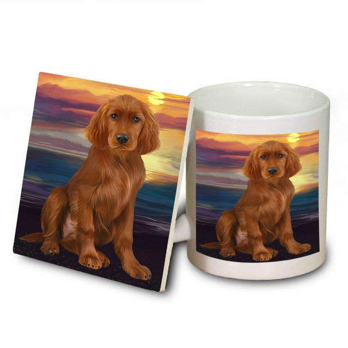 Irish Setter Dog Mug and Coaster Set MUC52775