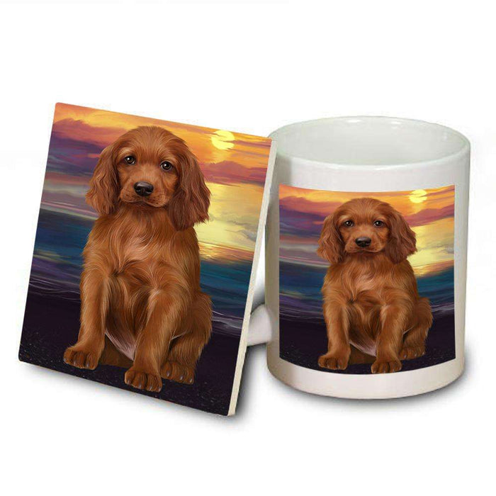 Irish Setter Dog Mug and Coaster Set MUC52776