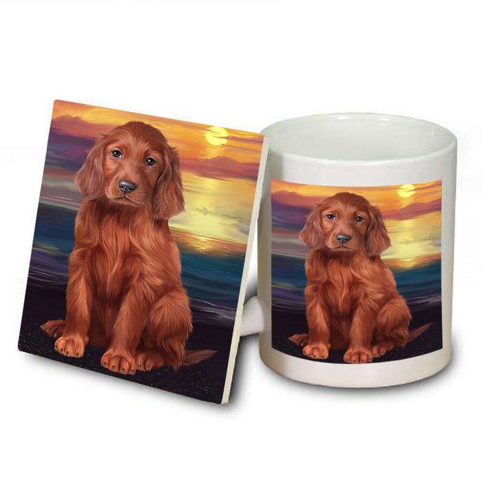 Irish Setter Dog Mug and Coaster Set MUC52777