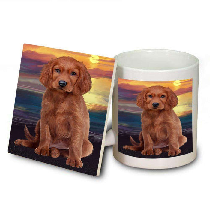 Irish Setter Dog Mug and Coaster Set MUC52778
