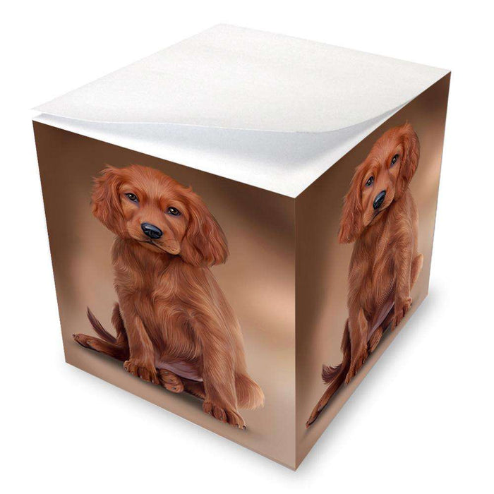 Irish Setter Dog Note Cube NOC52740