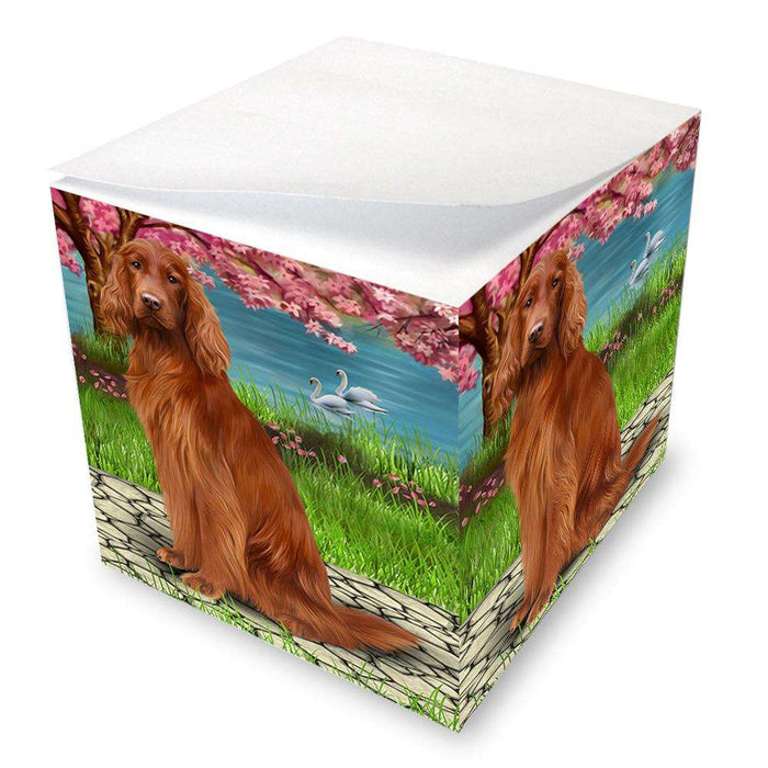 Irish Setter Dog Note Cube NOC52751