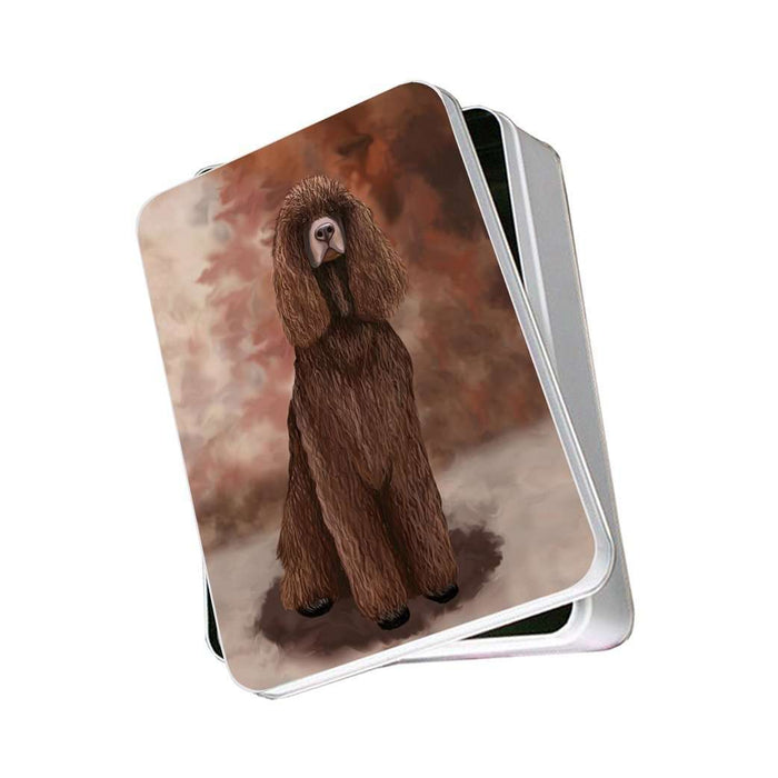 Irish Water Spaniel Dog Photo Storage Tin