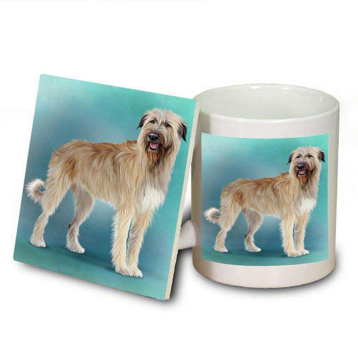 Irish Wolfhound Dog Mug and Coaster Set MUC48495