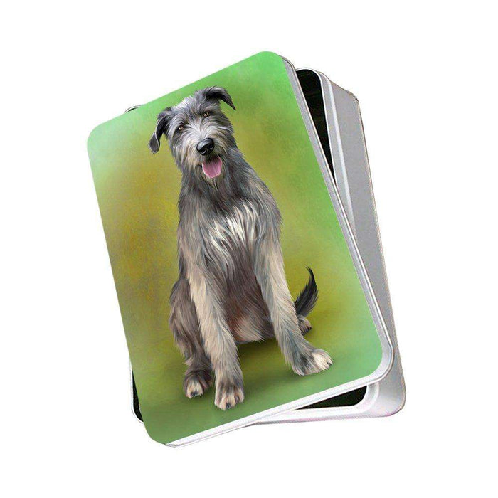 Irish Wolfhound Dog Photo Storage Tin PITN48504