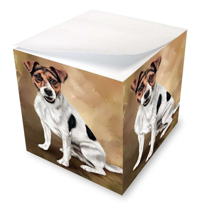 Jack Russel Adult Dog Note Cube