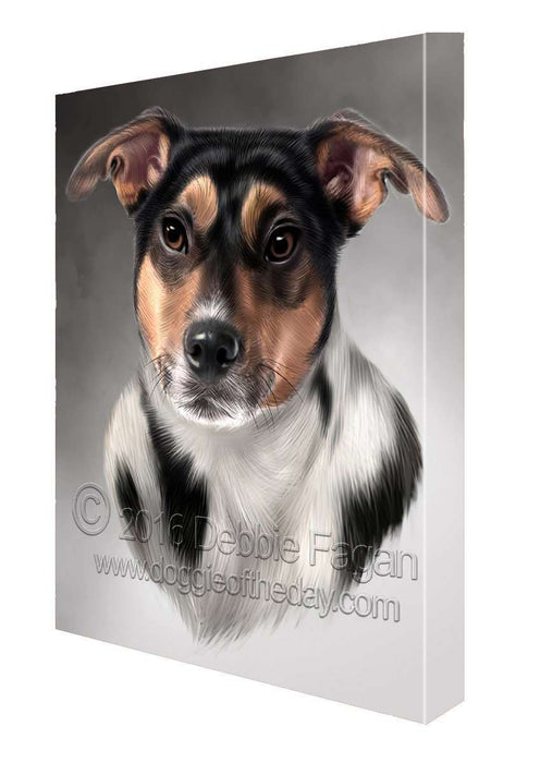 Jack Russell Dog Art Portrait Print Canvas