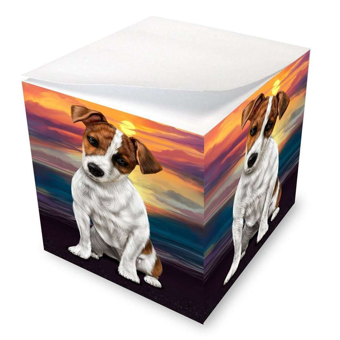 Jack Russell Dog Note Cube