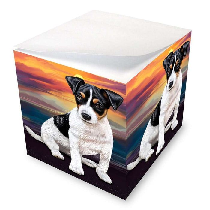 Jack Russell Dog Note Cube