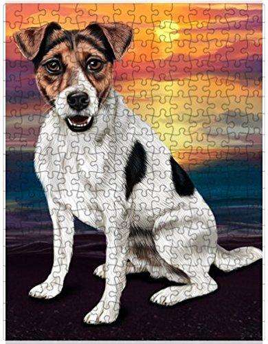 Jack Russell Dog Puzzle with Photo Tin