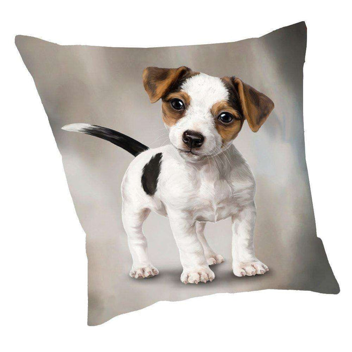 Jack Russell Dog Throw Pillow D027