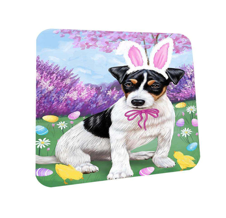 Jack Russell Terrier Dog Easter Holiday Coasters Set of 4 CST49126