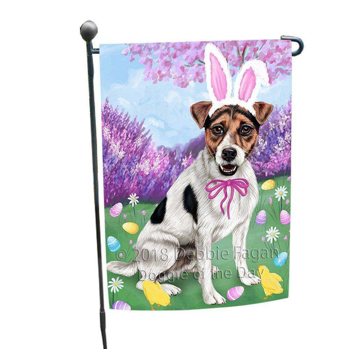 Jack Russell Terrier Dog Easter Holiday Garden Flag GFLG49073