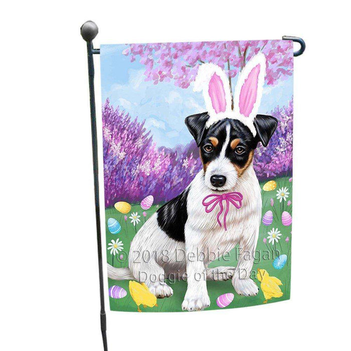 Jack Russell Terrier Dog Easter Holiday Garden Flag GFLG49076