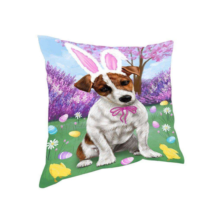 Jack Russell Terrier Dog Easter Holiday Pillow PIL52520