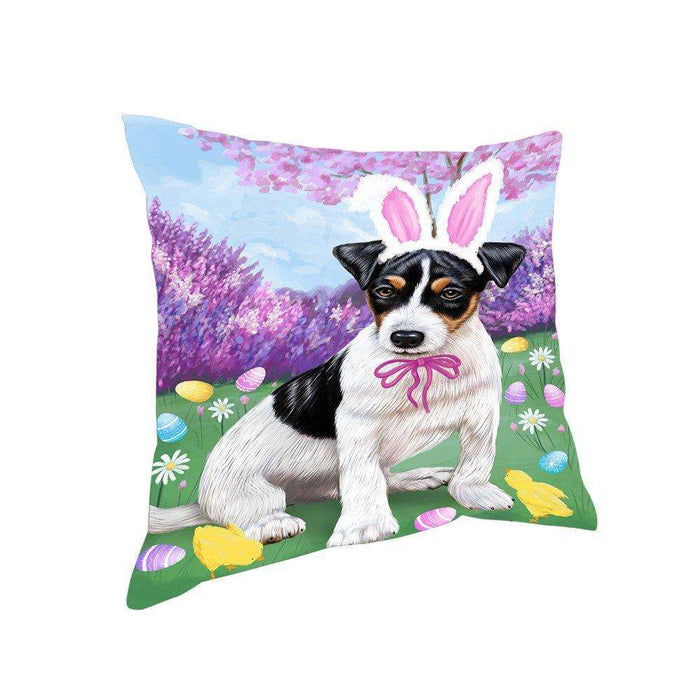 Jack Russell Terrier Dog Easter Holiday Pillow PIL52524