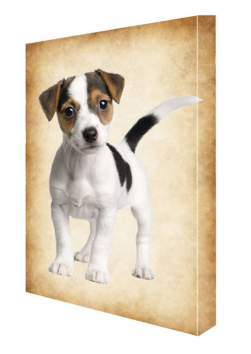 Jack Russell Terrier Puppy Dog Canvas