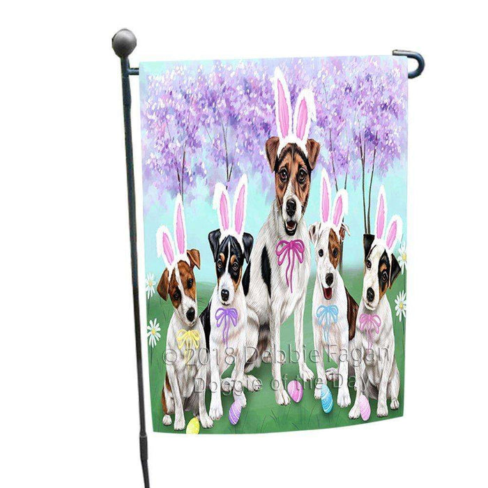 Jack Russell Terriers Dog Easter Holiday Garden Flag GFLG49074