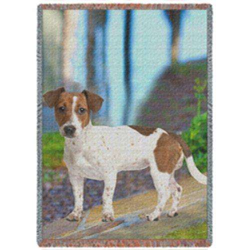 Jack Russell Woven Throw Blanket 54 x 38