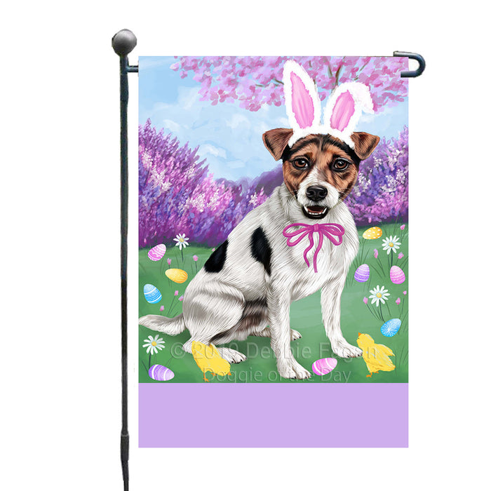 Personalized Easter Holiday Jack Russell Dog Custom Garden Flags GFLG-DOTD-A58895