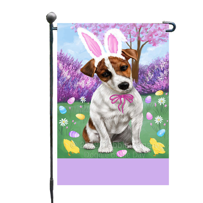 Personalized Easter Holiday Jack Russell Dog Custom Garden Flags GFLG-DOTD-A58897